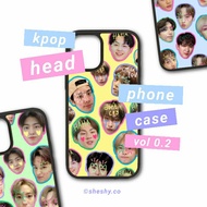 Kpop head confetti phone case