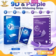 5D/9D Teeth Whitening Strips Personal Oral Hygiene Teeth Whitening Stickers Gel Pemutih Gigi Pemutih