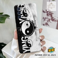 Infinix Zero 5G 2023 Case - Rajacase - Infinix Zero 5G 2023 casing - Yinyang case Motif - Cellphone 