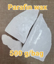 Parafin wax พาราฟินแว๊กซ์ สำหรับงานทำเทียนไข เทียนหอม งานเคลือบ บรรจุ 500 กรัม/ถุง