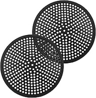 2 x Shower Drain Hair Catcher Shower and Bathtub Drain Protector Stainless Steel and Silicone Drain 