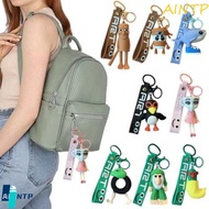 AINTP Italian Brainrot Keychain, Hanging Shimpanzini Brainrot Animals Keychains, Funny PVC Abstract 