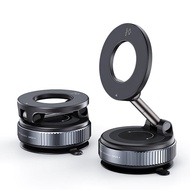 Magnetic Phone Holder 360 Rotation Vacuum Suction Foldable Car & Desk Stand Strong Magnet Holde hp A