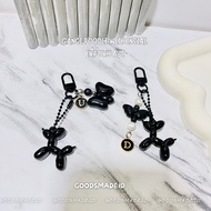 GANTUNGAN CUTE BLACK POODLE KEYCHAIN - SIMPLE MINI KEYCHAIN
