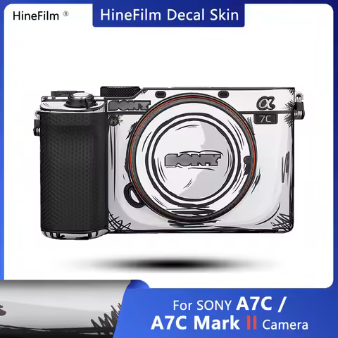 Hinefilm Skin for A7CII A7CR A7C A6400 A6300 A6700 Camera Sticker A7C2 ZVE1 ZV-E10 Wrap Cover for So