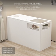 เคาน์เตอร์แคชเชียร์สไตล์วินเทจ โต๊ะต้อนรับสำหรับร้านเสื้อผ้าบูติก ศูนย์สปา อเนกประสงค์ พร้อมไฟ illum