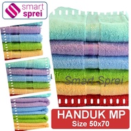 KATUN MERAH RED AND WHITE TOWEL 50x100 - MUTIA Towel 50x100 MP TOWEL/ 50x100 COTTON TOWEL/ 50x100