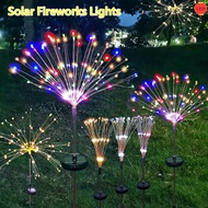 Duote Christmas Decorative Lights Outdoor Waterproof Solar Fireworks Lights Wedding Garden Decorativ