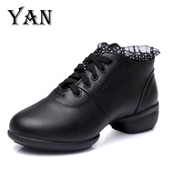 Sepatu Dance Wanita Sepatu Dansa Latin/ Line Dance Semi Boots Renda Terbaru