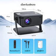 Salange HA109 มินิโปรเจคเตอร์Android11 WiFi6 BT5.0 280 ANSI 720P Built-In Appกระจกสมาร์ทโฟนสําหรับ 1