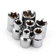 【1.19】 7pcs 3/8 inch Star for Torx Socket E Type E8 E10 E11 E12 E14 E16 E18 E20 Hand Tool