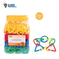 Taiwan Yousile USL Geometric Ring Buckle Chain Buckle Kindergarten Teaching Aids Baby Early Educatio