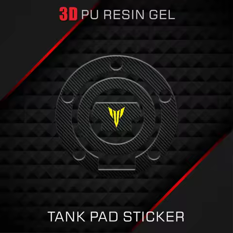 For MT01 MT03 MT07 MT09 MT10 MT 01 03 07 09 10 3D Carbon Fiber Motorcycle Fuel Tank Pad Cover Protec