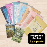 Fragrance Sachet Bag (3 / 4 Packs) Scented Sachet Perfume Sachet Perfume Bag Wardrobe Home Car Use A