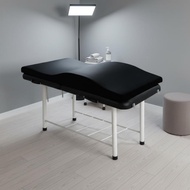 Comfortable Cushioning Ergonomic Curved Foam Pad Non-Slip Base Beauty Bedding for Salon