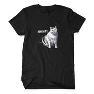 CAT HUH T-Shirt Adult Unisex 100% Cotton Funny Cat Humor Meme Shirt Casual Versatile