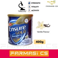 Abbott Ensure Gold Vanilla Flavour 400g EXP:02/2026 [ milk powder, adult nutritional drinks ]