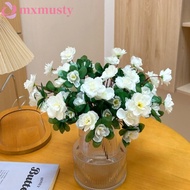 MXMUSTY Artificial Azalea Flowers Branches, Fake Flowers Simulation Plant Simulation Azalea Floral, 