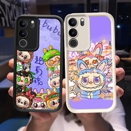 Q-95 Labubu Black white Case for VIVO IQOO Z9 Y200 U5X T3 Y300 Y19S Pro Lite 5G