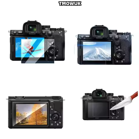 For A7R5 A7RM5 A7RV 9H Hardness Tempered Glass Screen Protector - Ultra HD, Bubble-Free, Anti-Scratc