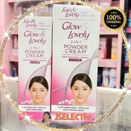 GLOW & LOVELY 2-IN-1 POWDER CREAM - Smooth Face Like Wearing POWDER JSELECTIV X JHON COSMETICS/ Comb