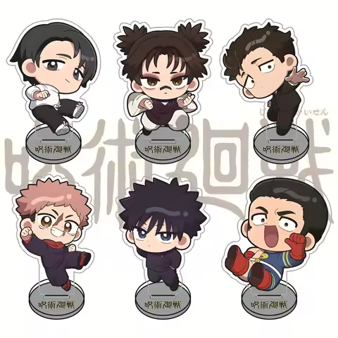 Jujutsu Kaisen 10cm Acrylic Stand Figures keychain Anime Chibi Collectible Merchandise Desktop Decor