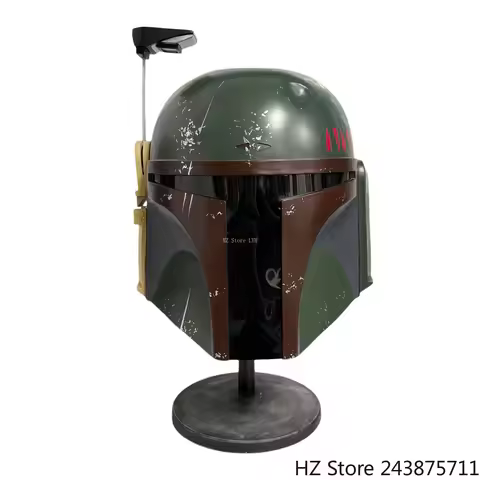 starwar Boba Fett Helmet 1:1 Roleplay Collectible Halloween Cosplay Mask Props Cos Helmet Toys for B