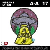 A-A17 SUPER PREMIUM EMBROIDERED PATCH EMBLEM - I PATCH