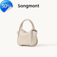 Songmont Yamashita Arimatsu Yuanbao Bag Mini Basket First Layer Cowhide Handheld Crossbody Mini Phon