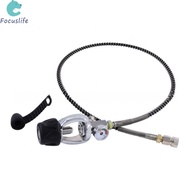 36inch Diving Hose G5/8 DIN Male to 8mm Female Quick Connect for Oxygen Cylinder