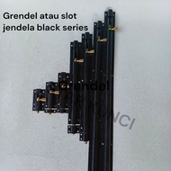 Aluminum window slot latch for houses, sizes 2 inches, 4 inches, 6 inches, 8 inches and 10 inches