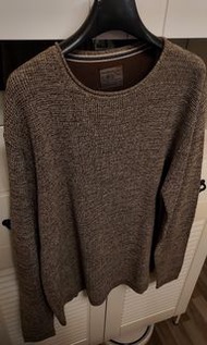 Globe Trotter 男裝冷衫 啡色 size L