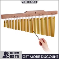 LY [Ammoon]36 Bar Chimes Gold Aluminum Alloy Wooden Bar