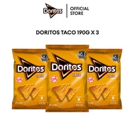[Bundle of 3] Doritos Tortilla Chips Taco/ Smokin BBQ/ Nacho Cheese/ Roasted Corn/ Spicy Nacho 190g 