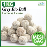 SLEN 1kg Aquarium Bio Filter Media Bio Sphere Ball Bio Nano Ceramic Fish Filter Media Bio Ball Bacte