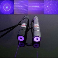 Lampu Suluh Laser QIYING 200mw Lampu Suluh Laser Biru Ungu Cahaya Laser Hijau Biru Penunjuk Laser Ti