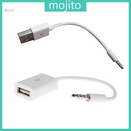 Mojito AUX to USB 5mm Male Aux  Jack Plug to USB 2 0 Female Cord Converter Cables