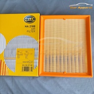 MESIN Air Filter bmw E34 M60 X5 E53 4.4 E38 530i HELLA HA2188 Car Engine Air Filter