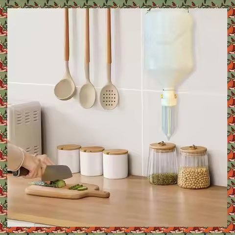 ABLQ 3L Squeeze Bottle Hanging Sauce Dispenser Large Diameter Sauce Bottle Sauce Squeeze Bottle Hang