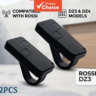 2PCS For ROSSI DZ3 DZ4 Compatible 433MHz Gate Remote Control Handheld Transmitter Garage Door 2PCS U
