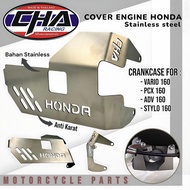 DO Cover ENGINE HONDA CHA Brand ENGINE protector Motor VARIO 160 ADV 160 PCX 160 STYLO 160