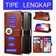 Leather Case Wallet Oppo A1K A3S A3X A3 PRO A5S A5 2020 A7 A8 A9 2020 A10S A11K A12 A12E A12S A15S A