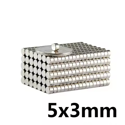 5x3 mm Magnet 5x3 mm Small Round Powerful Magnet 5mmx3mm For Home Refrigerators, Offices DIY 5x3mm S