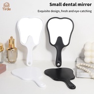 Tirde tooth shape oral mirror, unbreakable plastic makeup mirror - dentist CCD Gift