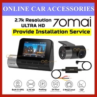 70mai Pro Plus A500S Car Recorder Front n Rear Dashcam 70 mai Dash Cam Built in GPS 1944P 24 Hours Parking