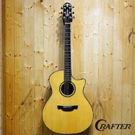 【又昇樂器】嚴選二手 韓廠 Crafter GLXE 4000/RS 全單板 木吉他 (含原廠case)
