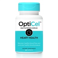 OptiCel Heart Health, Blood Pressure &amp; Cholesterol Support Supplement, 60 Capsules