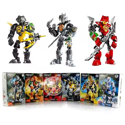 New Hero Factory Star Warrior Bionicle Building Blocks Furno Combined Robot Mech Model Bricks Toys F