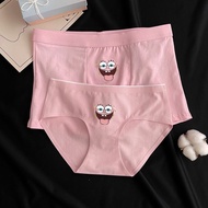 Popular Couple Underwear Cute Funny Creative Pink SpongeBob SquarePants One Male One Female Cute Mal