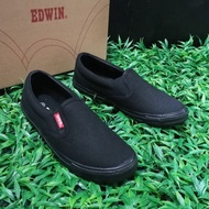 puma Kasut Sekolah Hitam Edwin | Edwin Black School Shoes Original EW2399